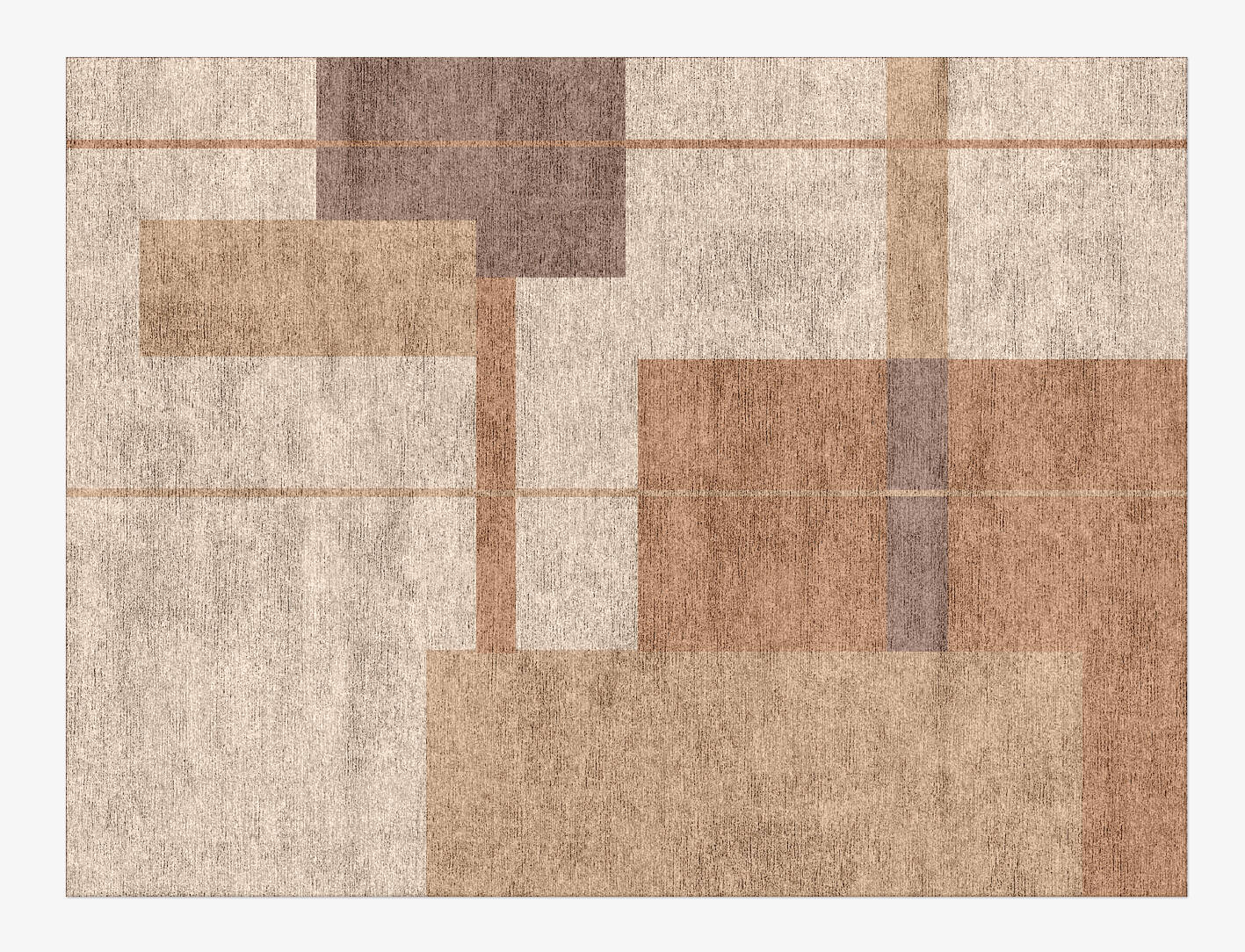 Demure  Rectangle Hand Knotted Bamboo Silk Custom Rug by Rug Artisan