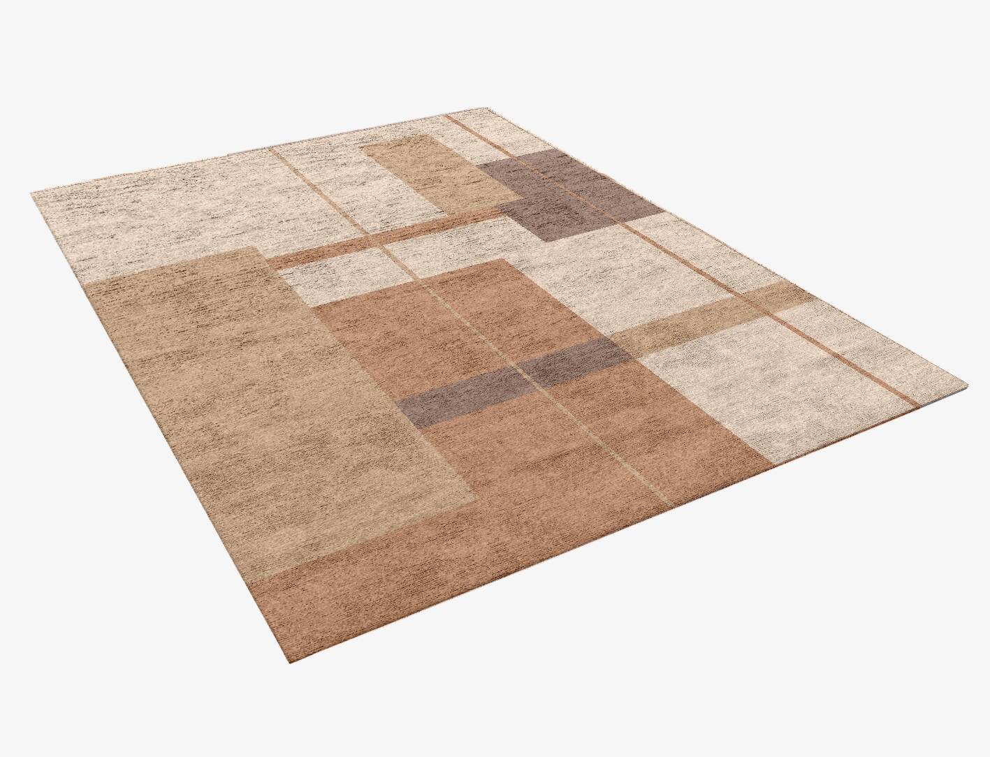 Demure  Rectangle Hand Knotted Bamboo Silk Custom Rug by Rug Artisan
