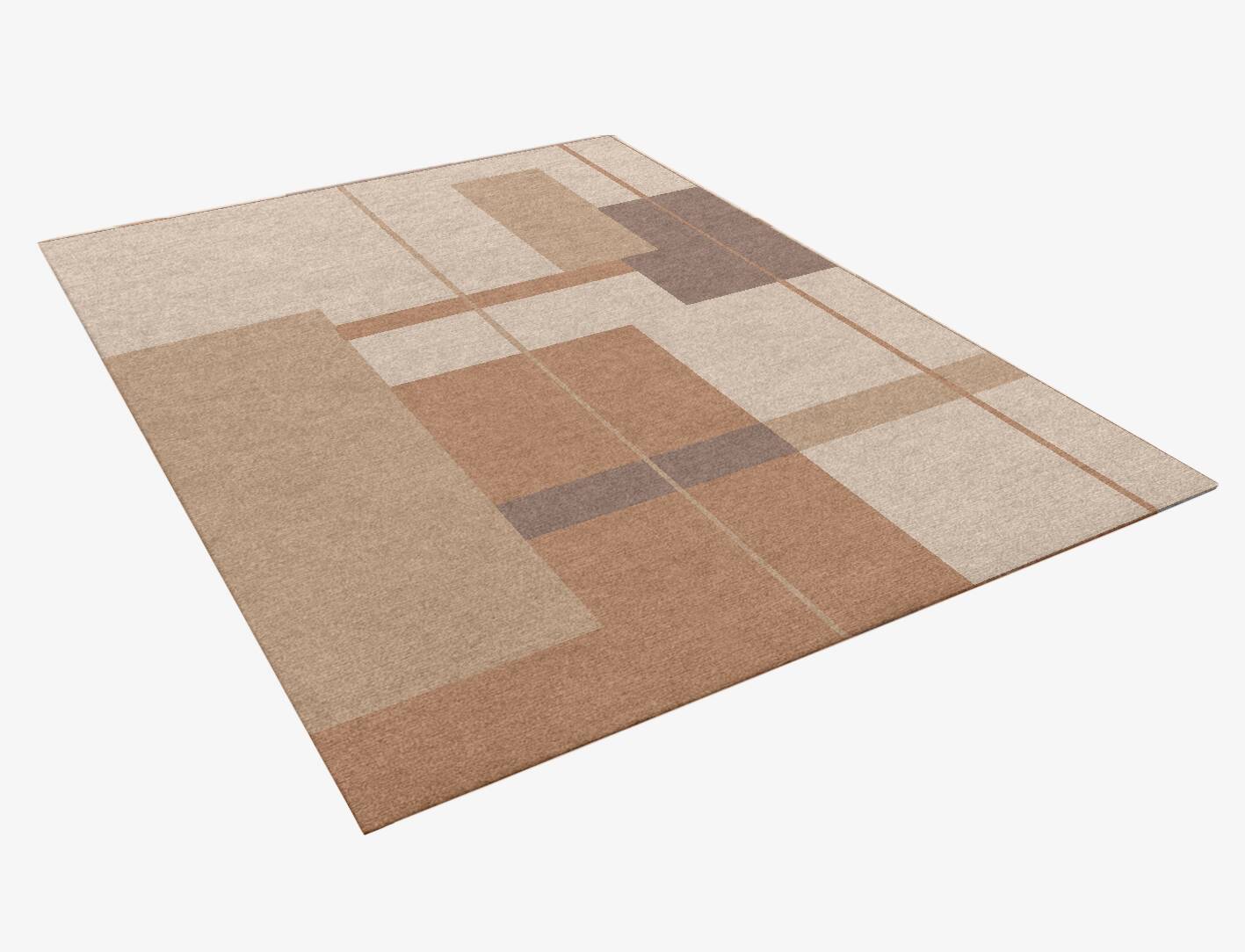 Demure  Rectangle Hand Knotted Tibetan Wool Custom Rug by Rug Artisan
