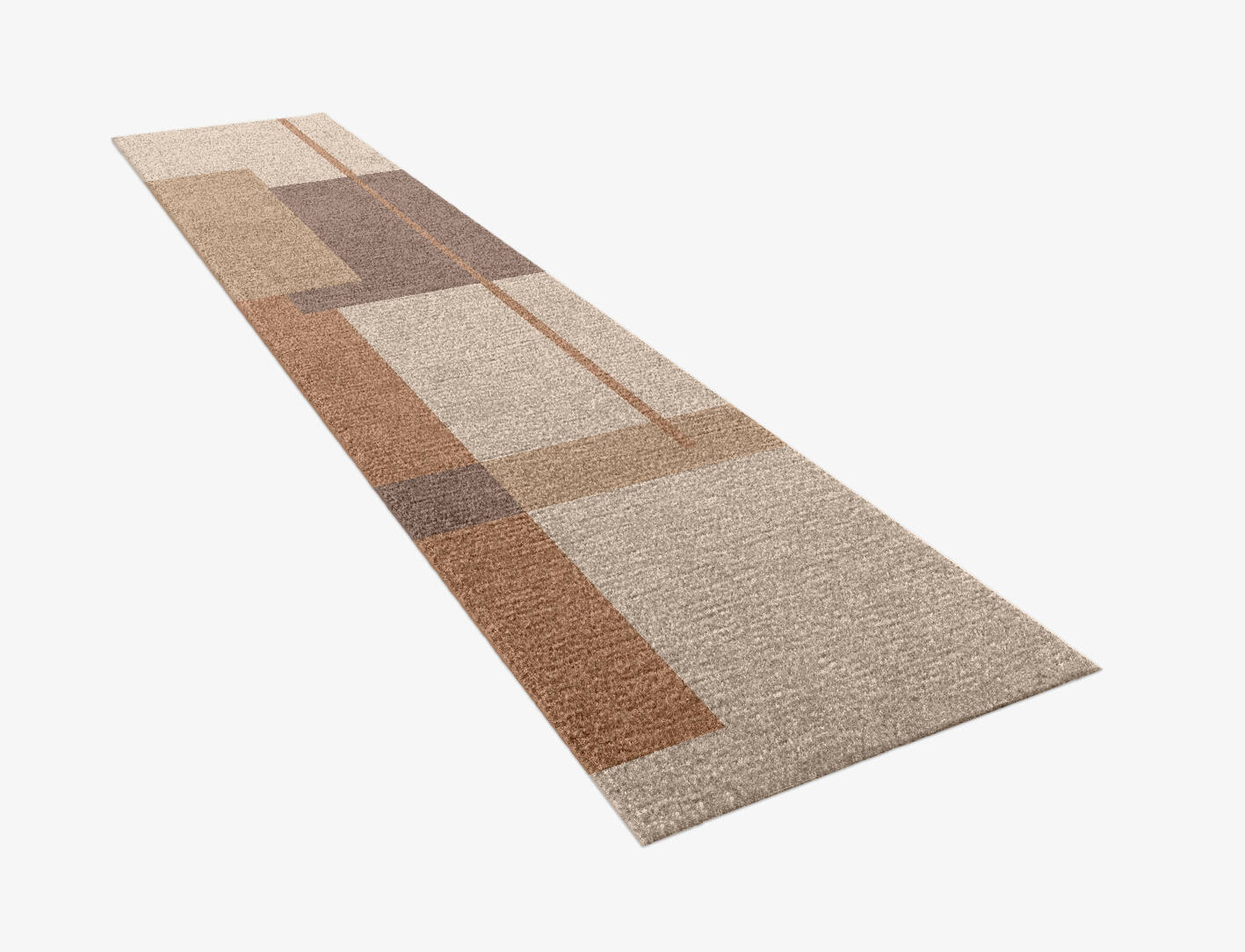 Demure  Runner Hand Knotted Tibetan Wool Custom Rug by Rug Artisan