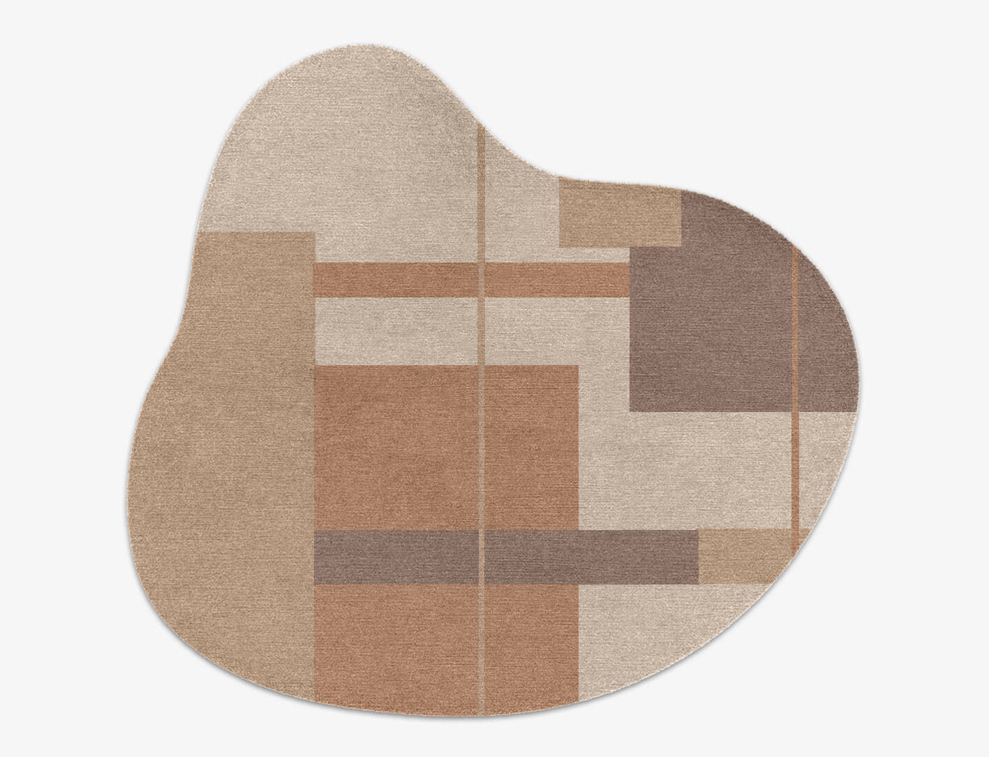 Demure  Splash Hand Knotted Tibetan Wool Custom Rug by Rug Artisan