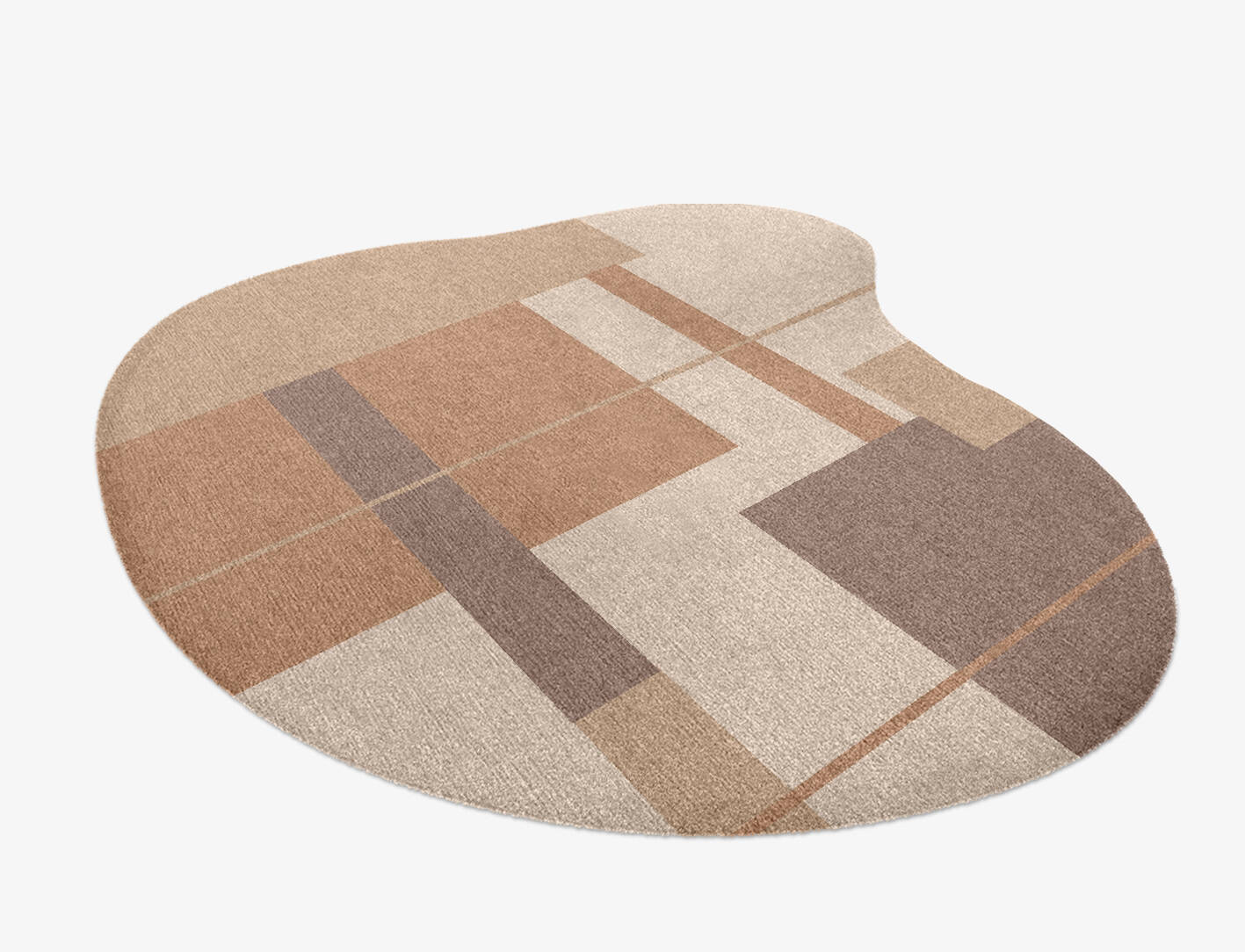 Demure  Splash Hand Knotted Tibetan Wool Custom Rug by Rug Artisan