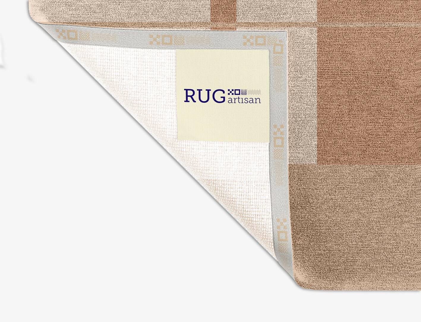 Demure  Square Hand Knotted Tibetan Wool Custom Rug by Rug Artisan