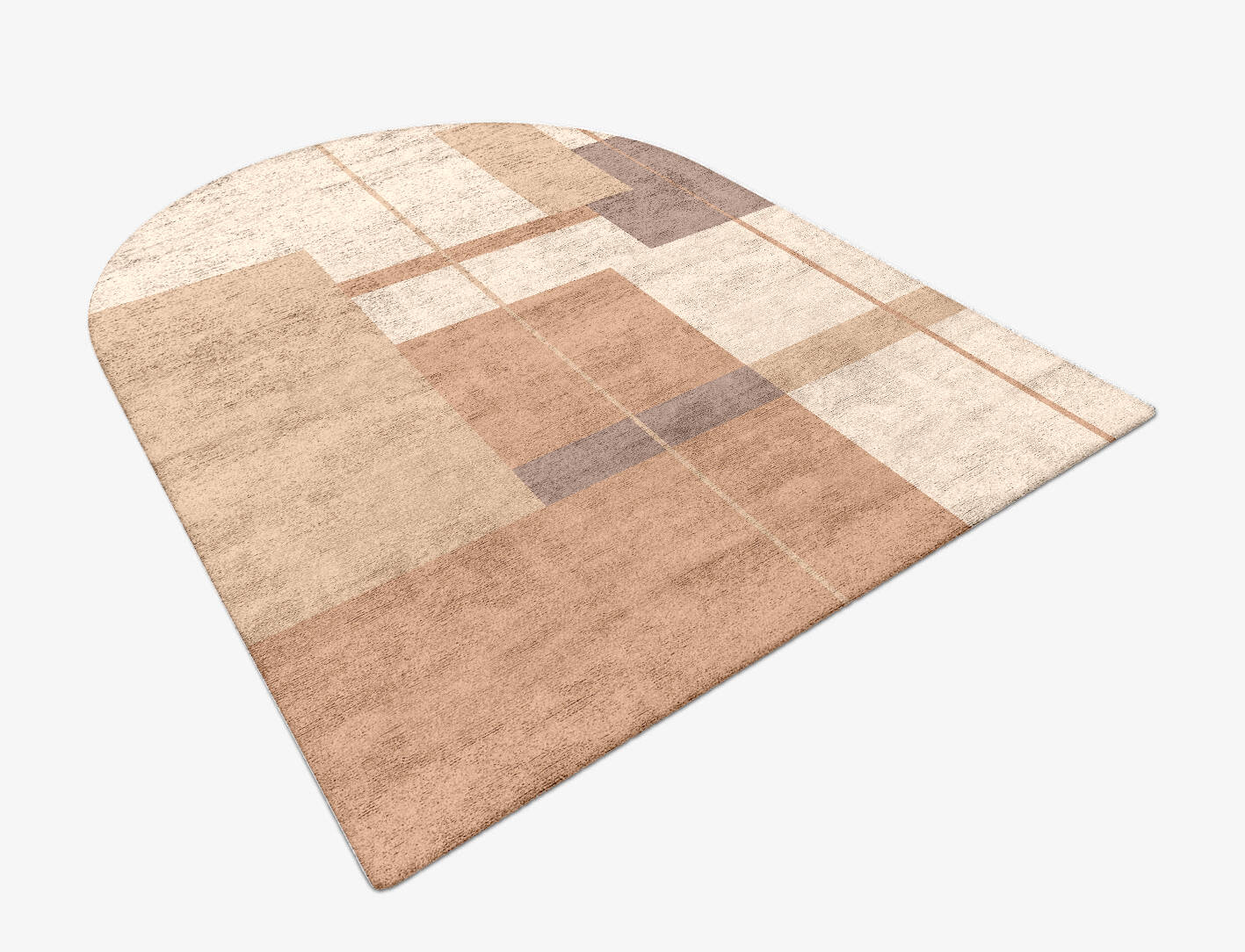 Demure  Arch Hand Tufted Bamboo Silk Custom Rug by Rug Artisan