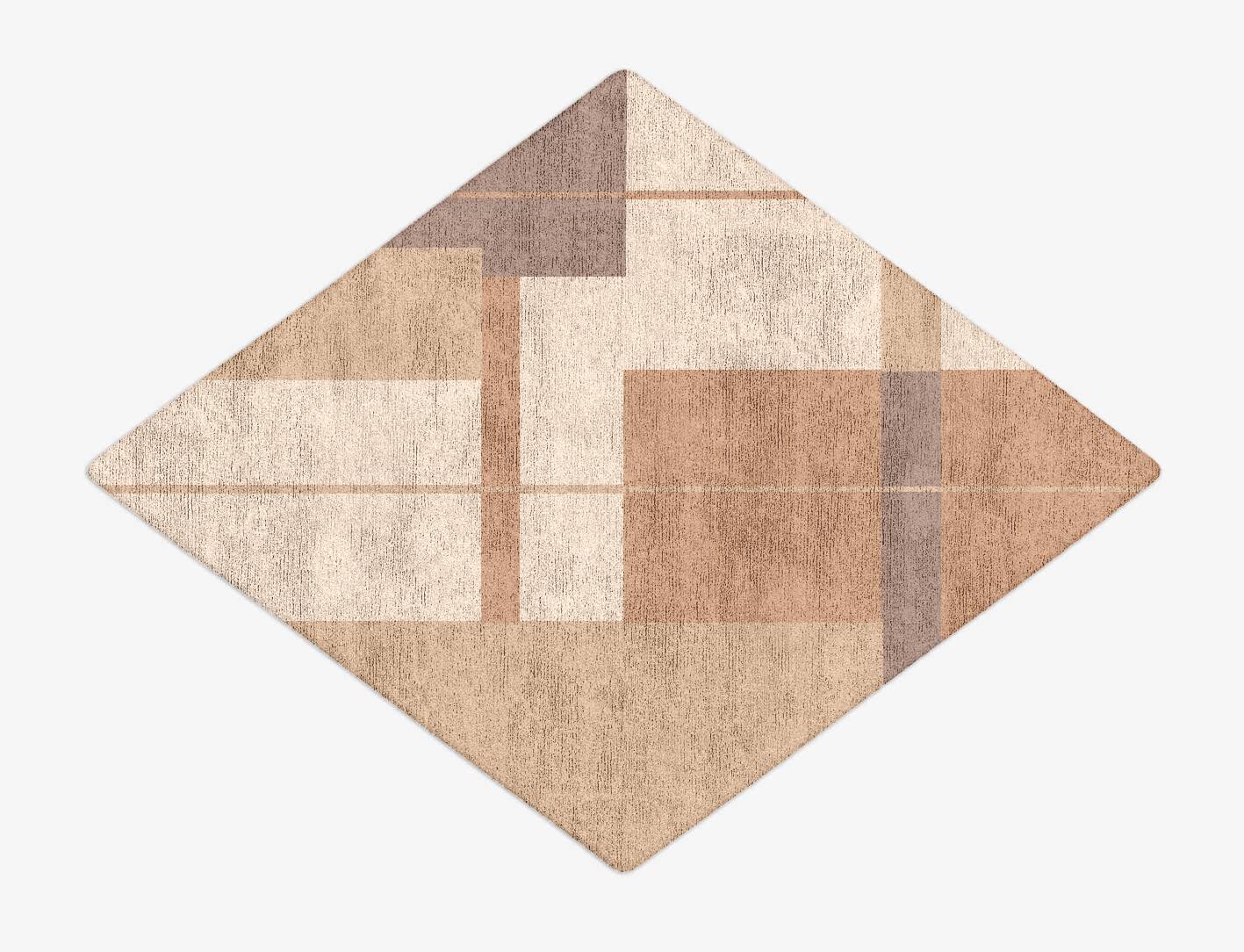 Demure  Diamond Hand Tufted Bamboo Silk Custom Rug by Rug Artisan