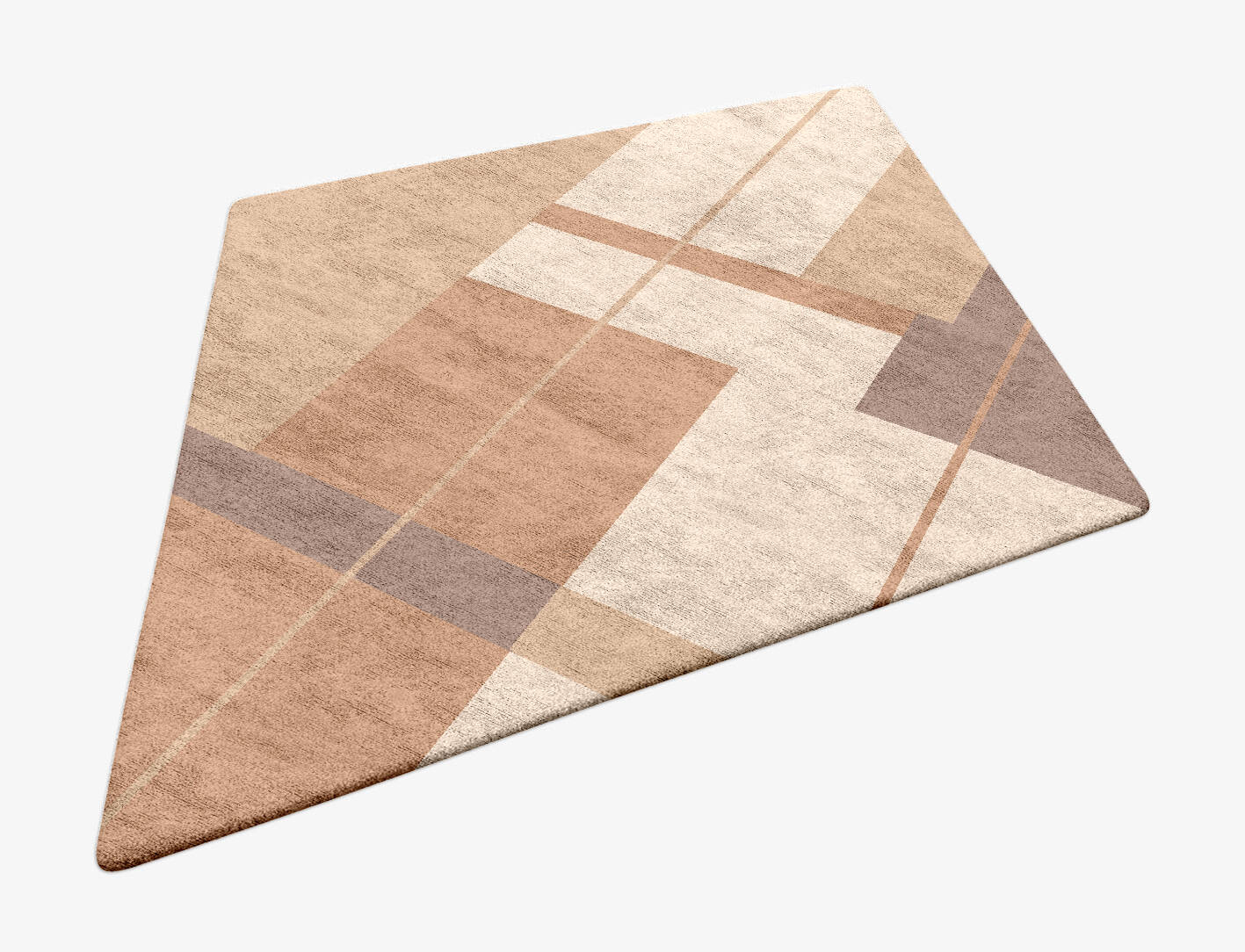 Demure  Diamond Hand Tufted Bamboo Silk Custom Rug by Rug Artisan