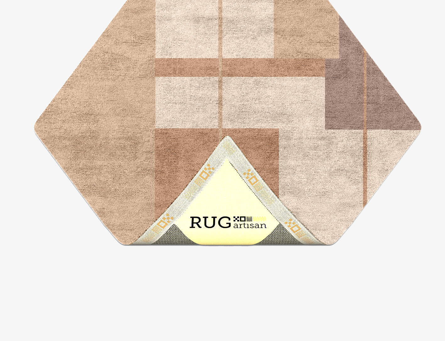 Demure  Diamond Hand Tufted Bamboo Silk Custom Rug by Rug Artisan