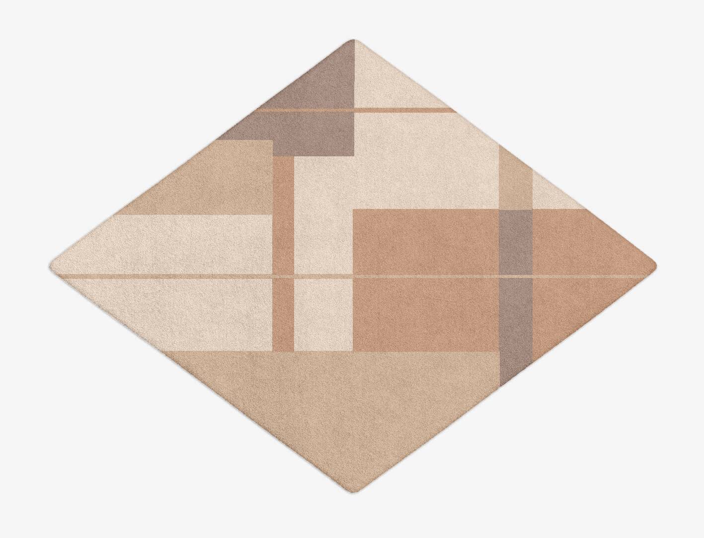Demure  Diamond Hand Tufted Pure Wool Custom Rug by Rug Artisan