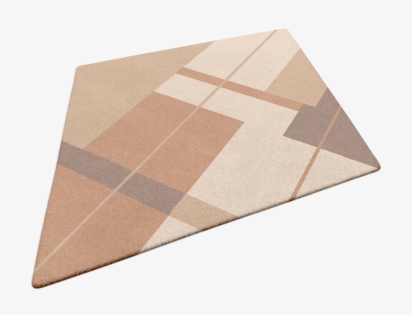 Demure  Diamond Hand Tufted Pure Wool Custom Rug by Rug Artisan