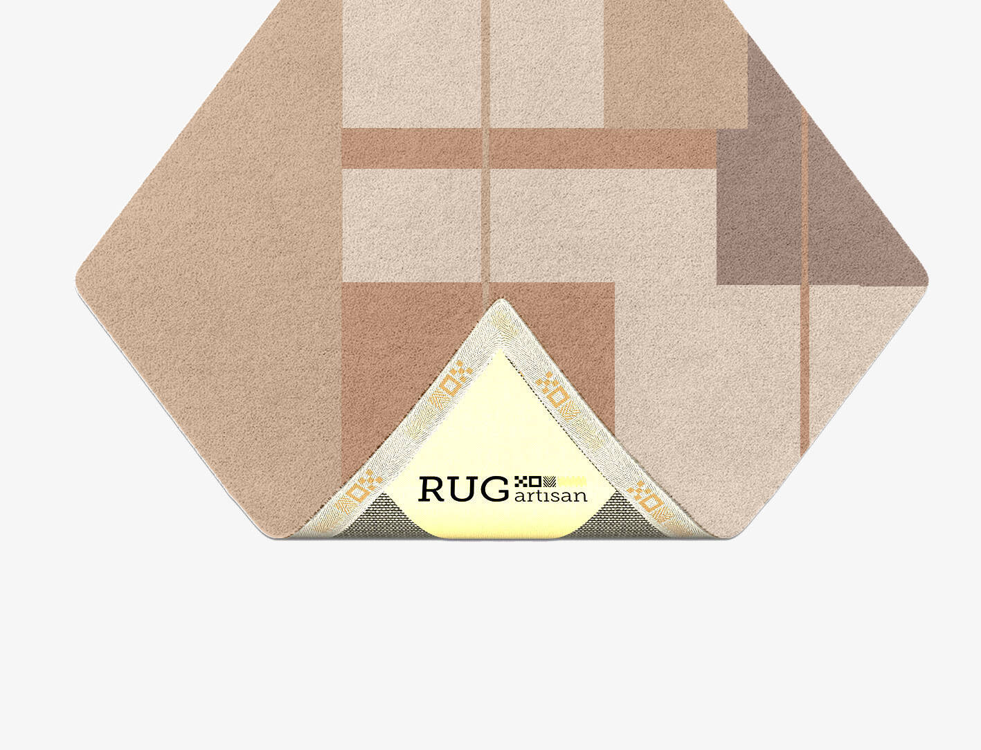 Demure  Diamond Hand Tufted Pure Wool Custom Rug by Rug Artisan