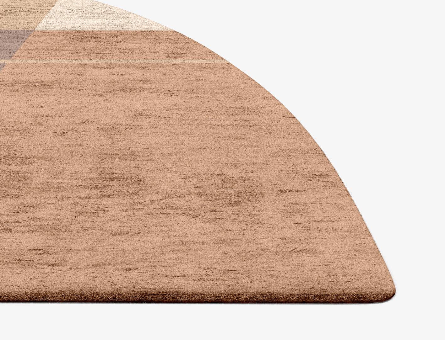 Demure  Halfmoon Hand Tufted Bamboo Silk Custom Rug by Rug Artisan