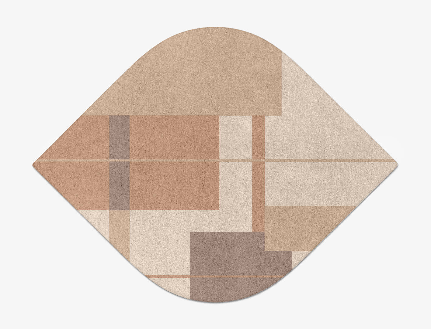 Demure  Ogee Hand Tufted Pure Wool Custom Rug by Rug Artisan