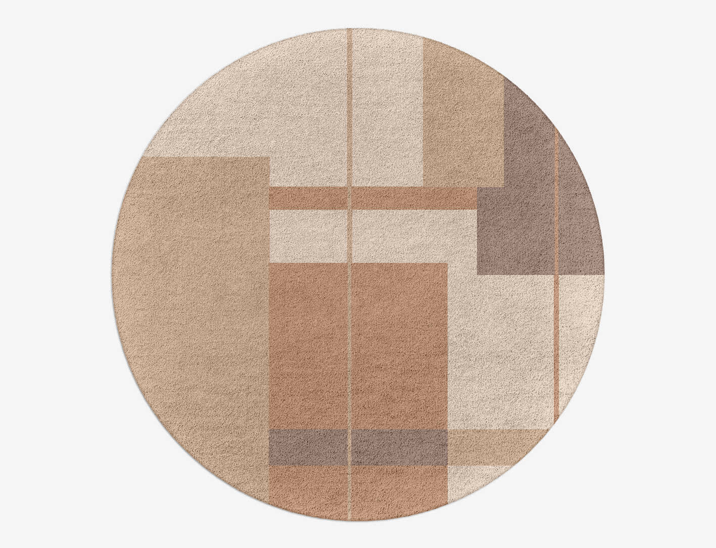 Demure  Round Hand Tufted Pure Wool Custom Rug by Rug Artisan