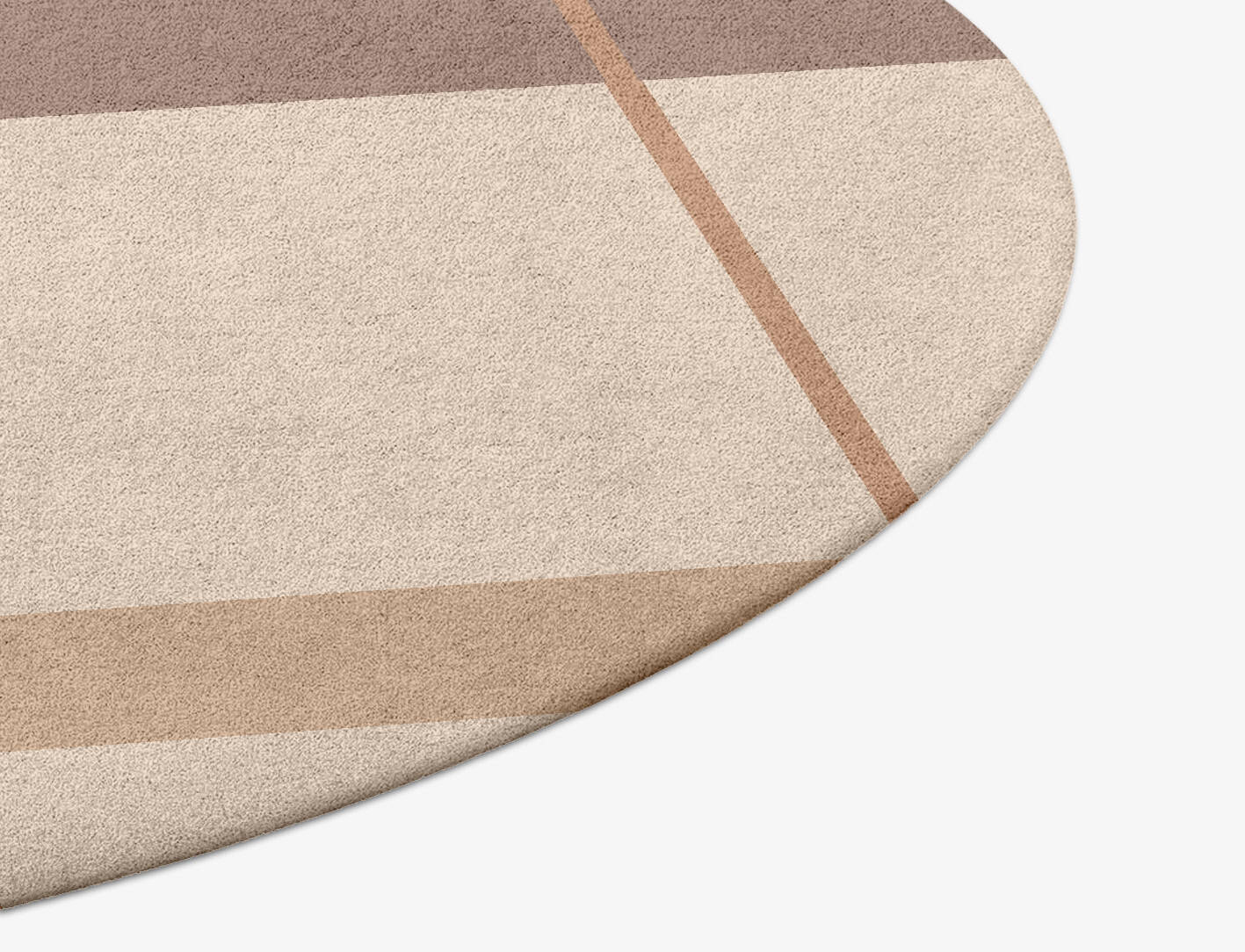 Demure  Round Hand Tufted Pure Wool Custom Rug by Rug Artisan