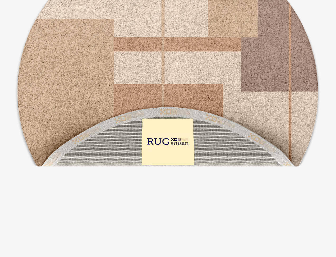Demure  Round Hand Tufted Pure Wool Custom Rug by Rug Artisan