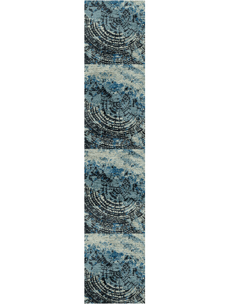 Dendrings Abstract Runner Hand Knotted Bamboo Silk Custom Rug by Rug Artisan