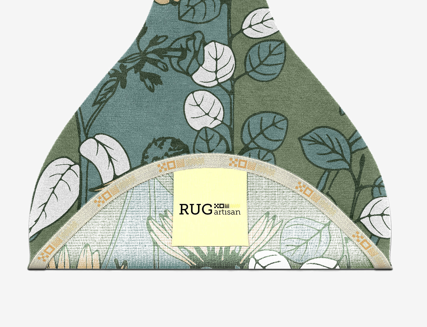 Dephnes Field of Flowers Drop Hand Knotted Tibetan Wool Custom Rug by Rug Artisan