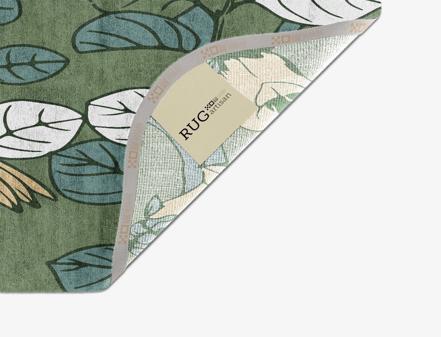 Dephnes Field of Flowers Oblong Hand Knotted Bamboo Silk Custom Rug by Rug Artisan
