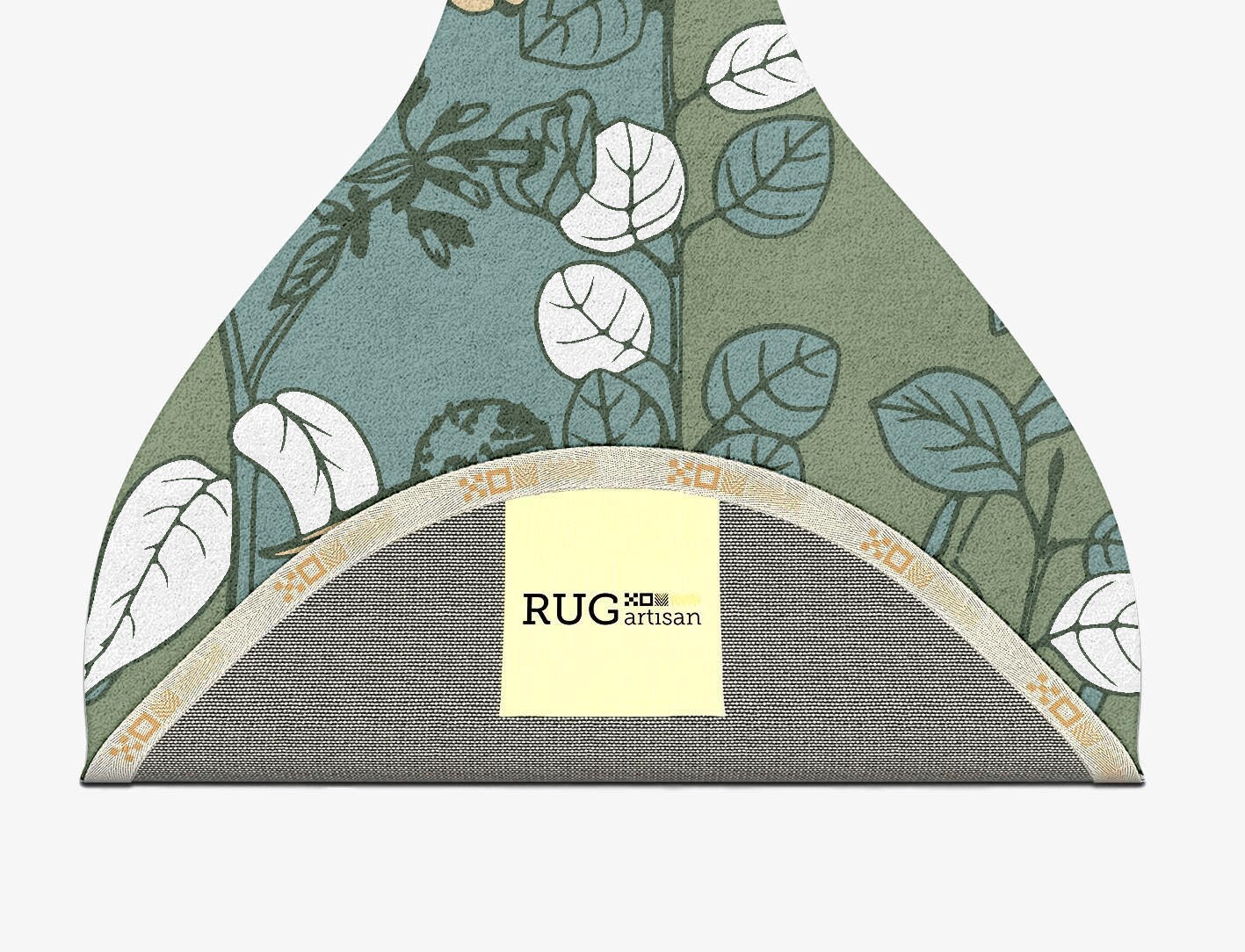 Dephnes Field of Flowers Drop Hand Tufted Pure Wool Custom Rug by Rug Artisan