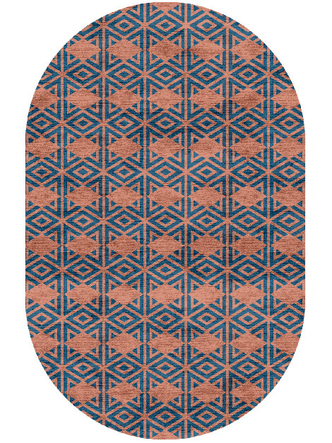 Diamond Overlays Modern Geometrics Capsule Hand Knotted Bamboo Silk Custom Rug by Rug Artisan