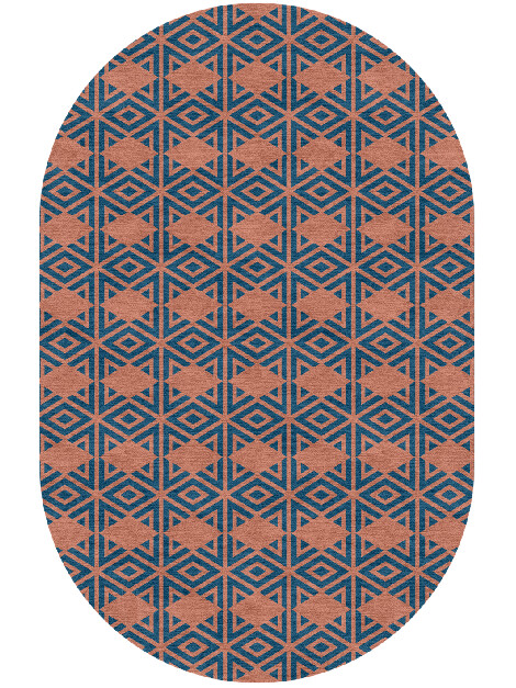 Diamond Overlays Modern Geometrics Capsule Hand Knotted Tibetan Wool Custom Rug by Rug Artisan