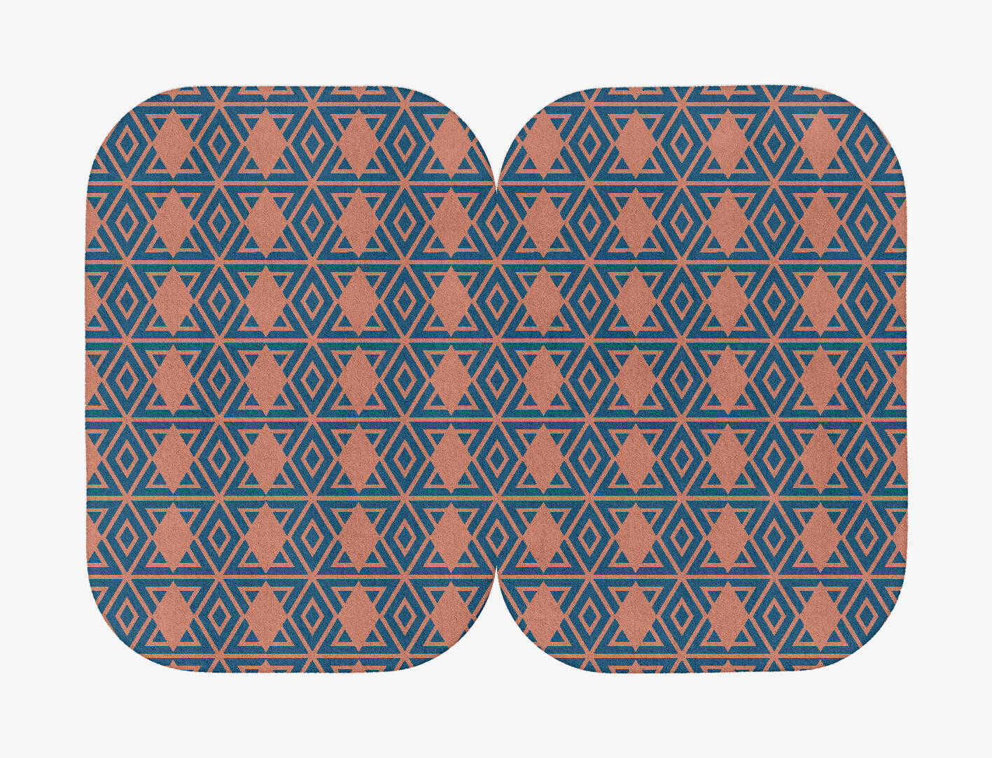 Diamond Overlays Modern Geometrics Eight Hand Tufted Pure Wool Custom Rug by Rug Artisan