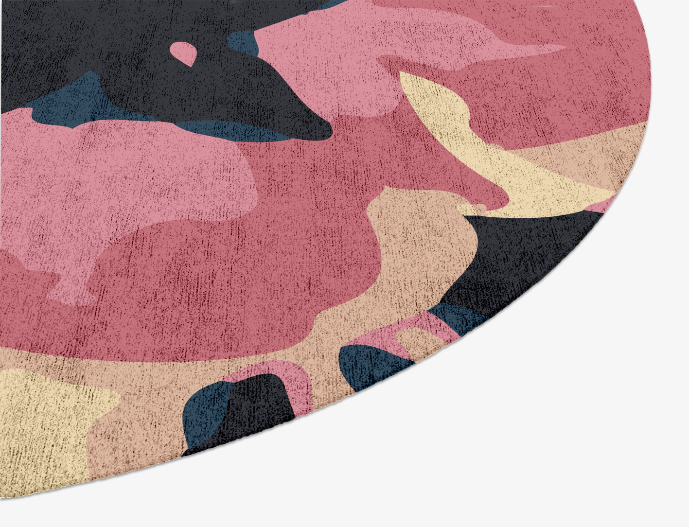 Diandra Floral Oval Hand Knotted Bamboo Silk Custom Rug by Rug Artisan