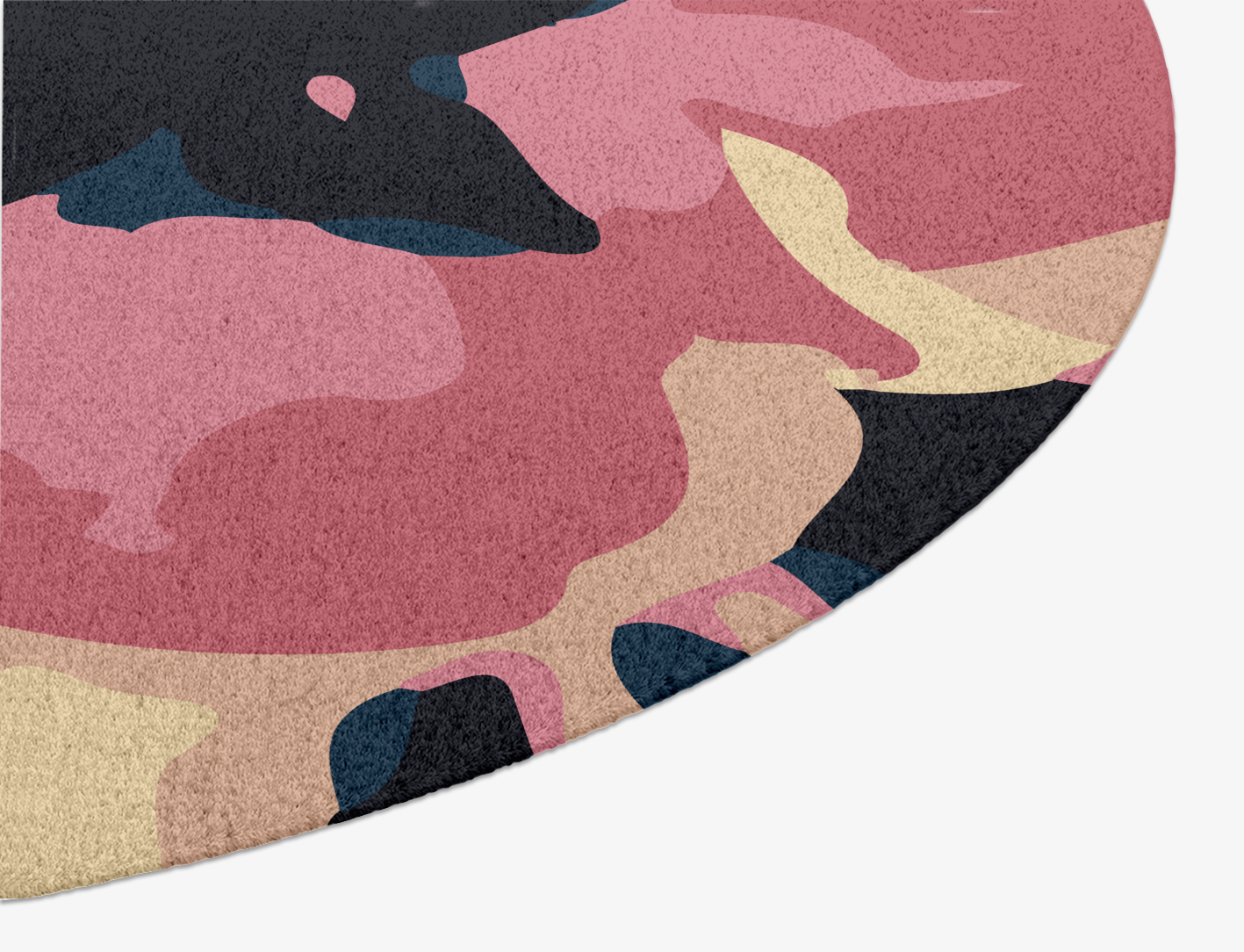 Diandra Floral Oval Hand Knotted Tibetan Wool Custom Rug by Rug Artisan