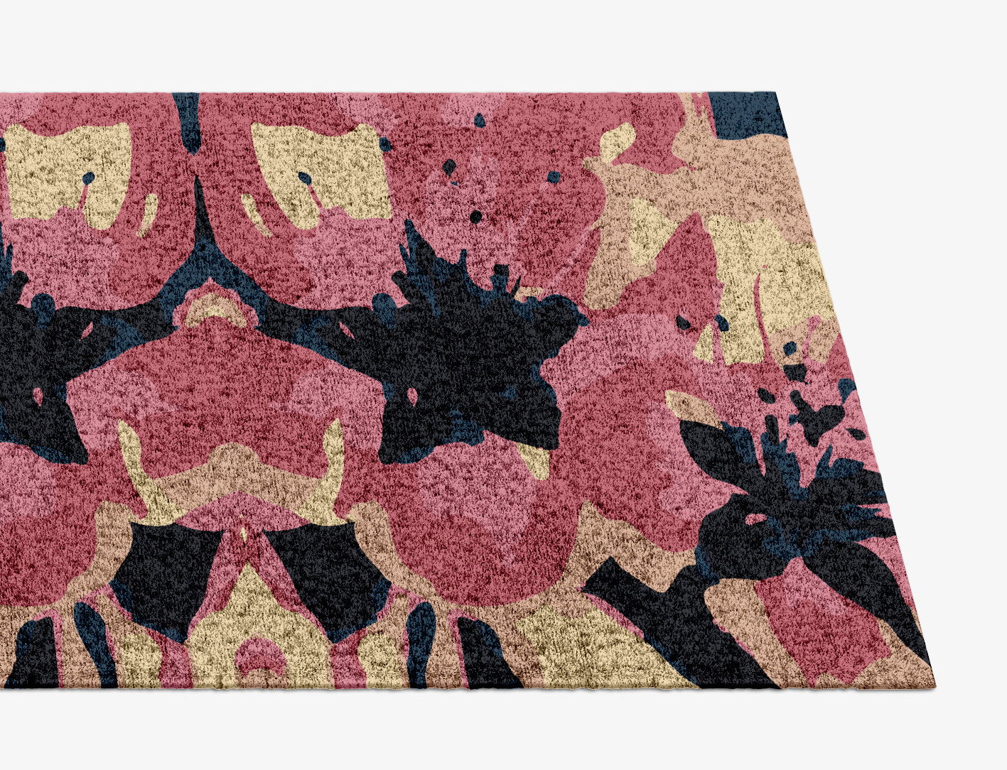 Diandra Floral Runner Hand Knotted Bamboo Silk Custom Rug by Rug Artisan