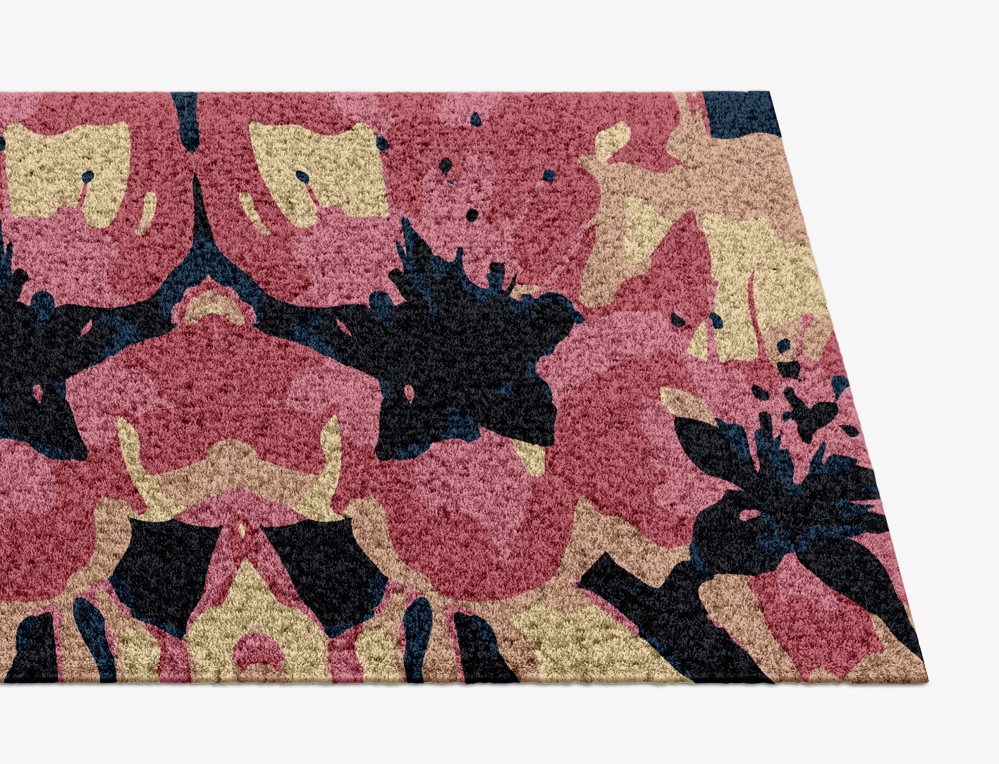 Diandra Floral Runner Hand Knotted Tibetan Wool Custom Rug by Rug Artisan