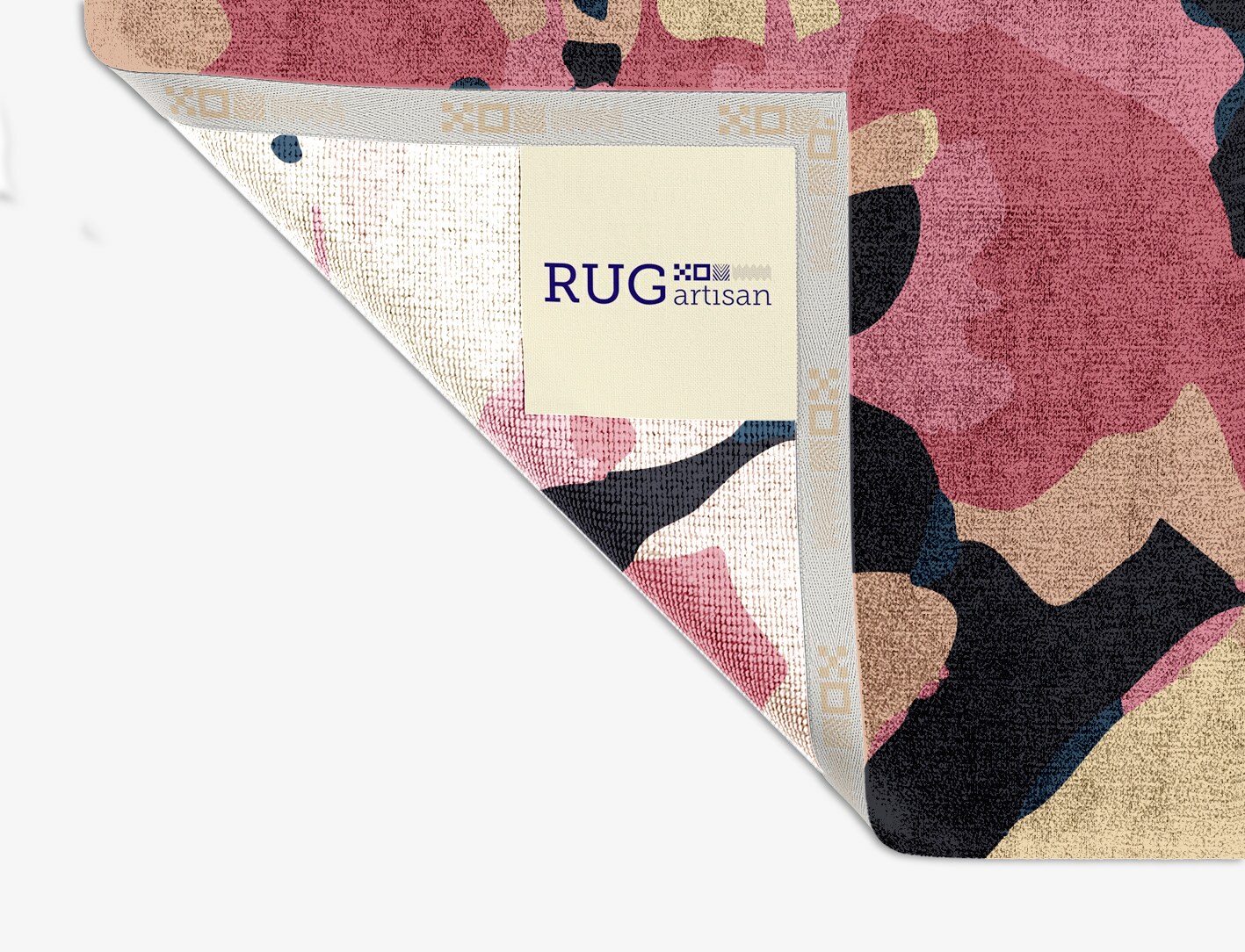 Diandra Floral Square Hand Knotted Bamboo Silk Custom Rug by Rug Artisan