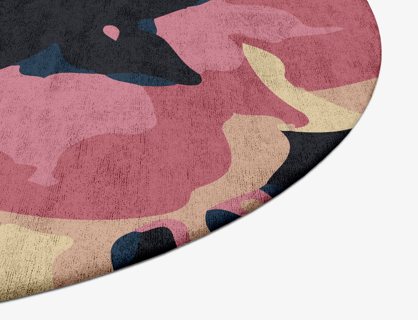 Diandra Floral Oval Hand Tufted Bamboo Silk Custom Rug by Rug Artisan