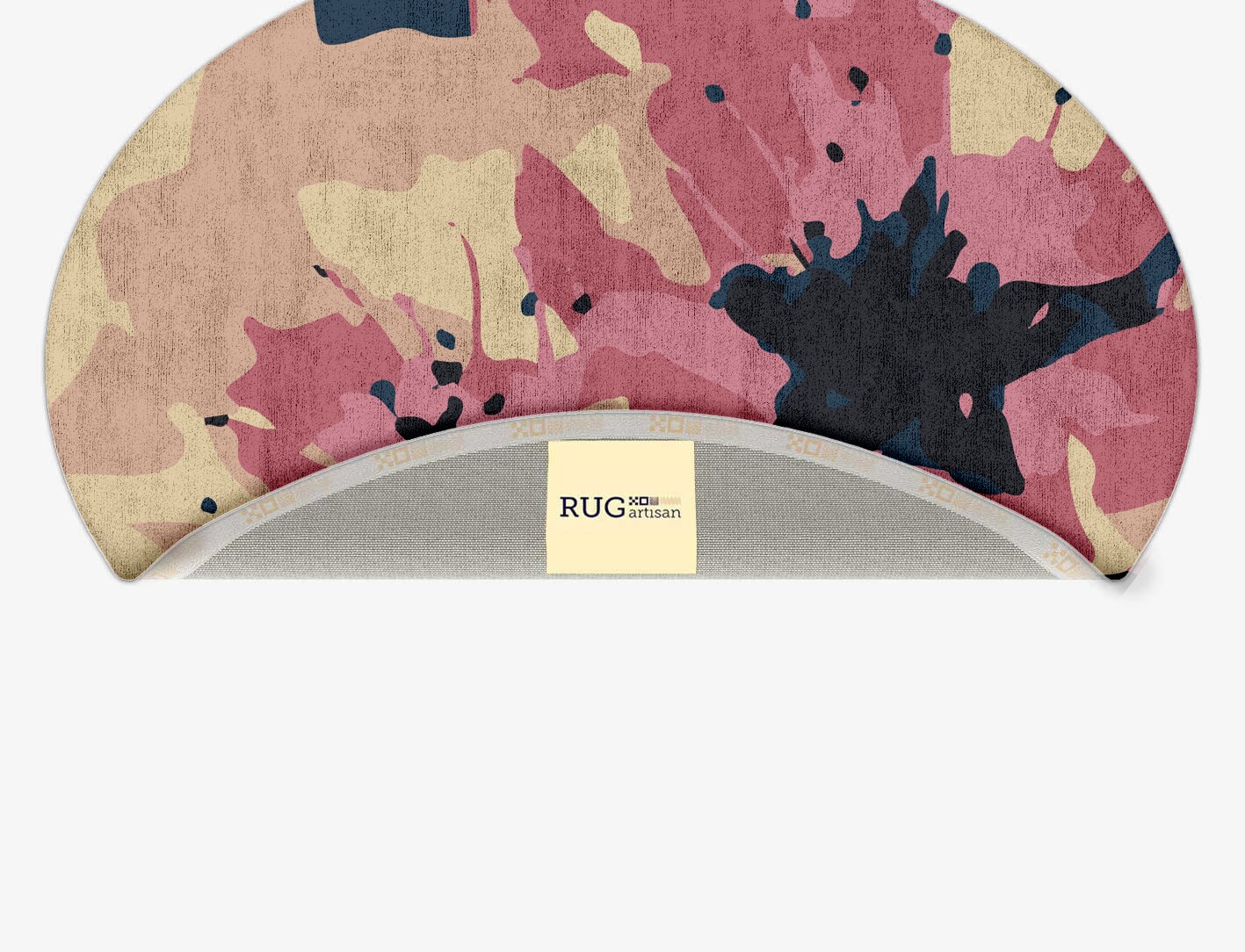 Diandra Floral Oval Hand Tufted Bamboo Silk Custom Rug by Rug Artisan