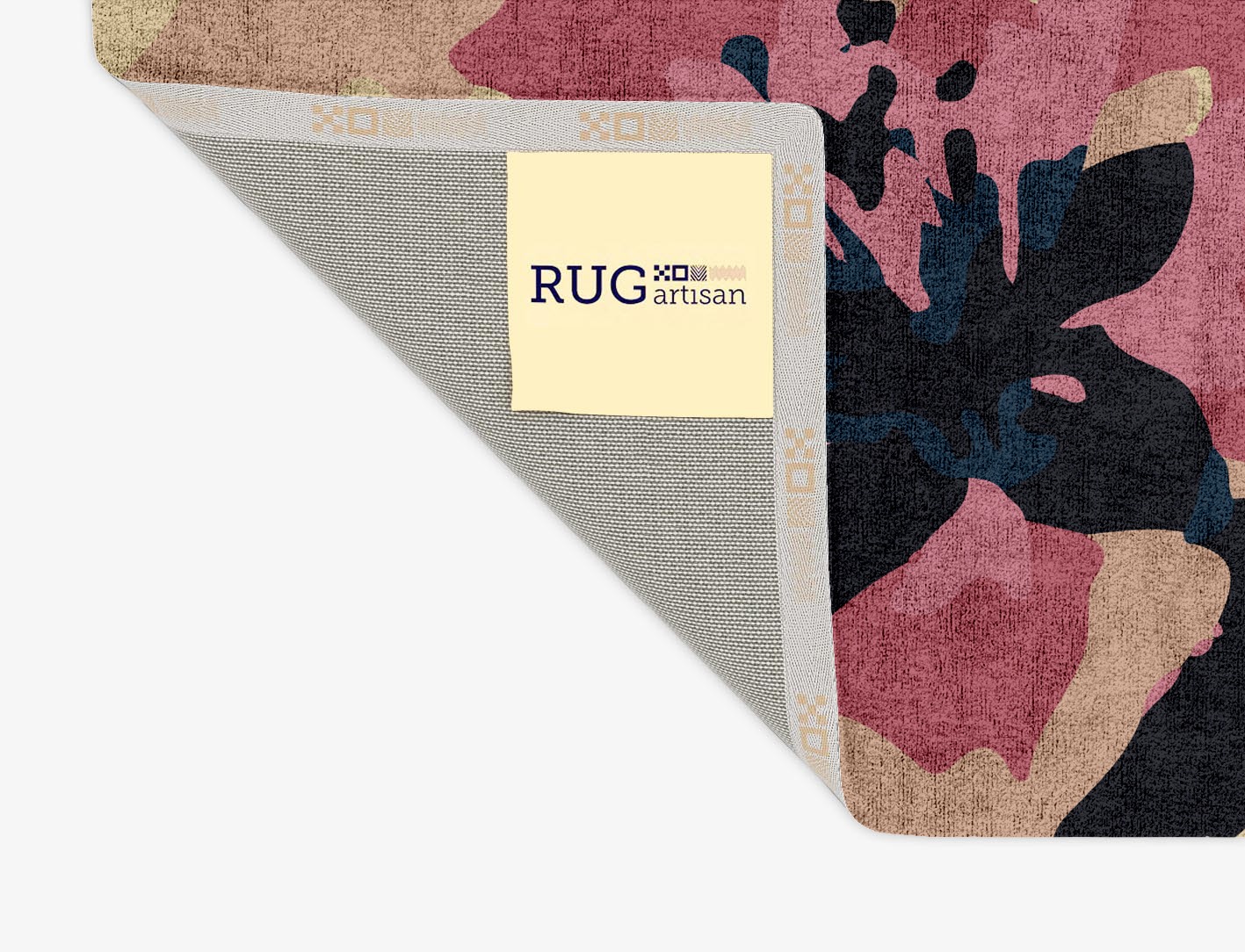 Diandra Floral Rectangle Hand Tufted Bamboo Silk Custom Rug by Rug Artisan