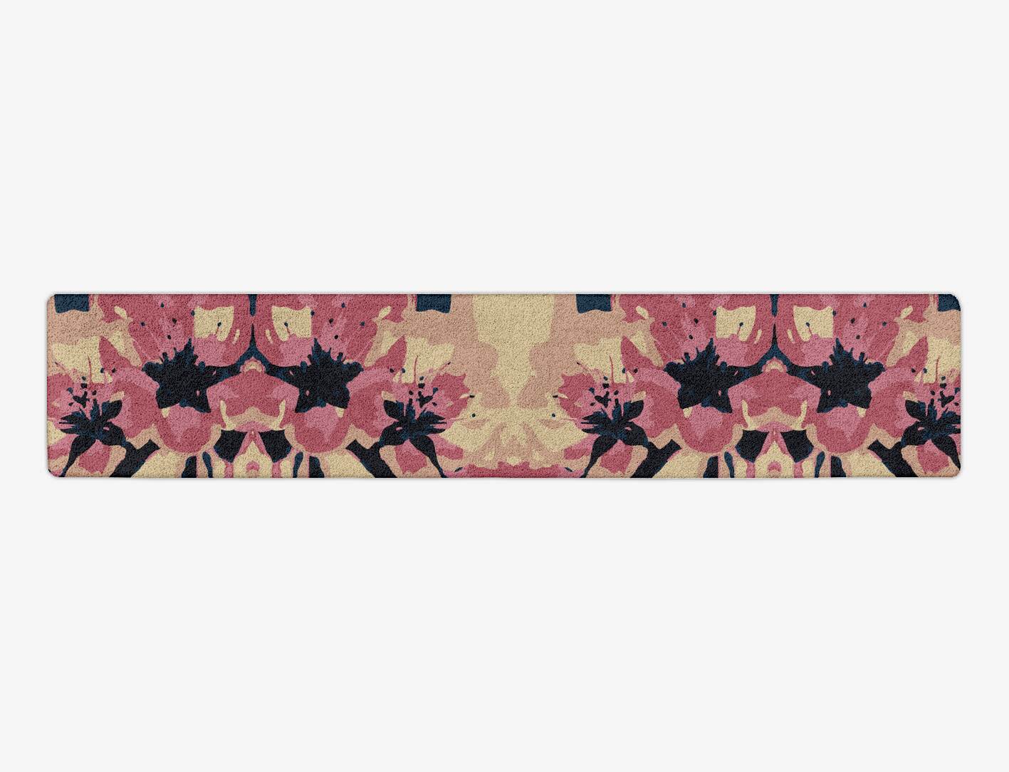 Diandra Floral Runner Hand Tufted Pure Wool Custom Rug by Rug Artisan