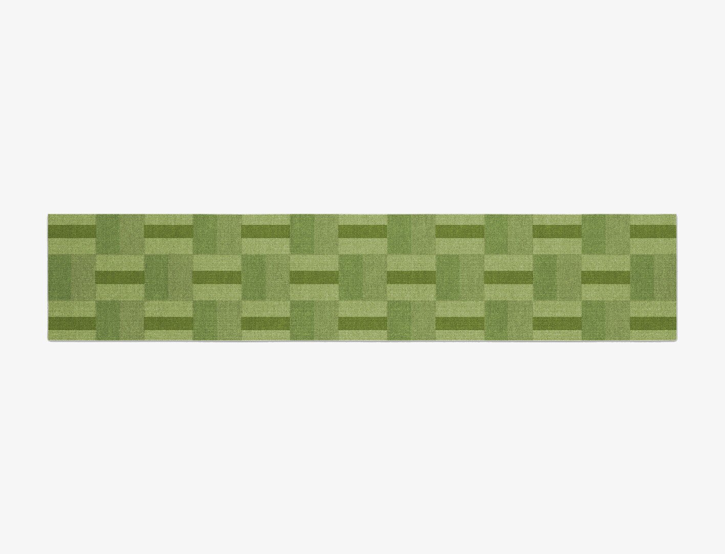 Dill Geometric Runner Flatweave New Zealand Wool Custom Rug by Rug Artisan