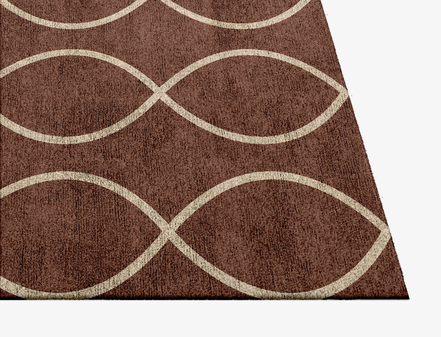 Dirk Minimalist Square Hand Knotted Bamboo Silk Custom Rug by Rug Artisan