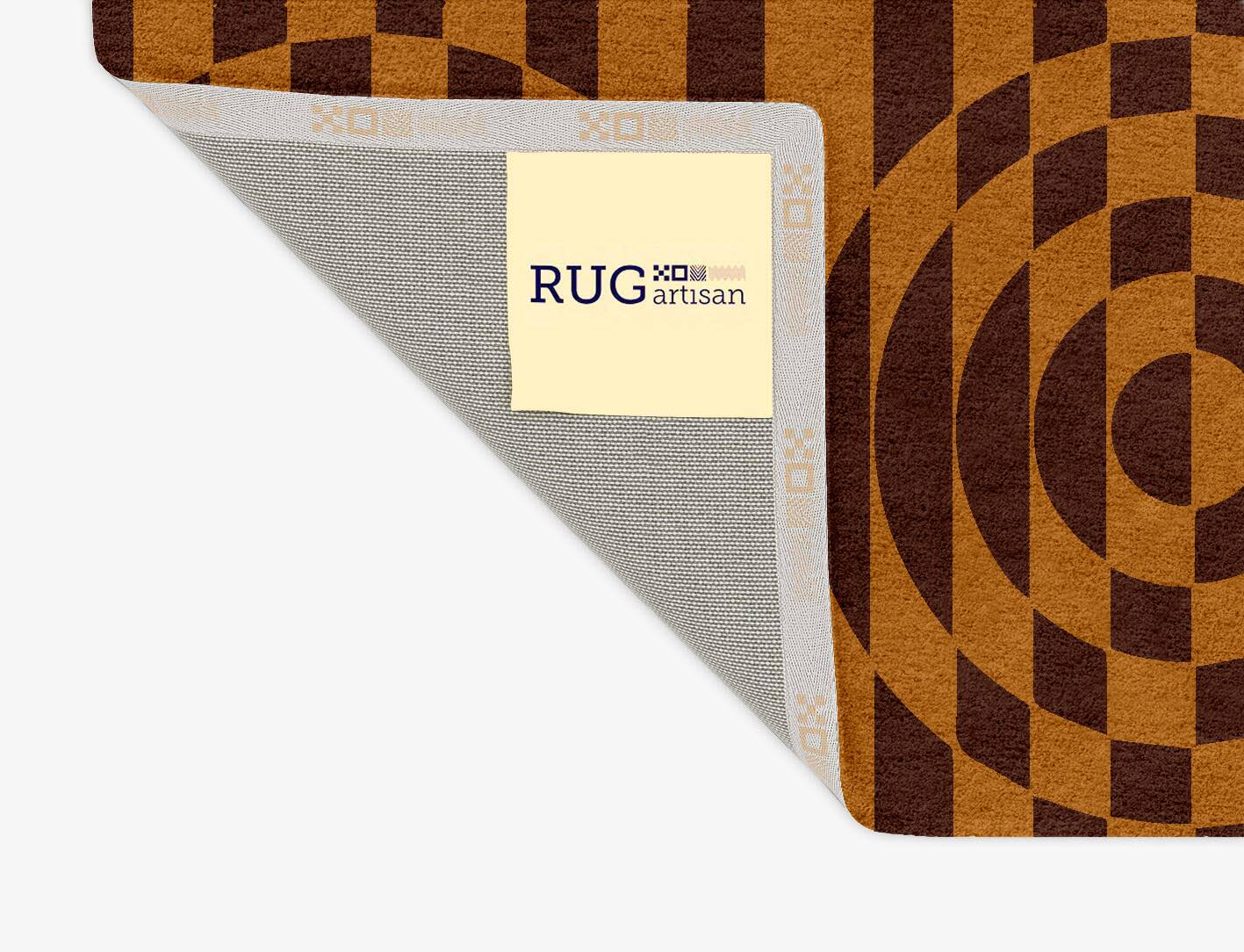 Disc Drive Modern Geometrics Rectangle Hand Tufted Pure Wool Custom Rug by Rug Artisan
