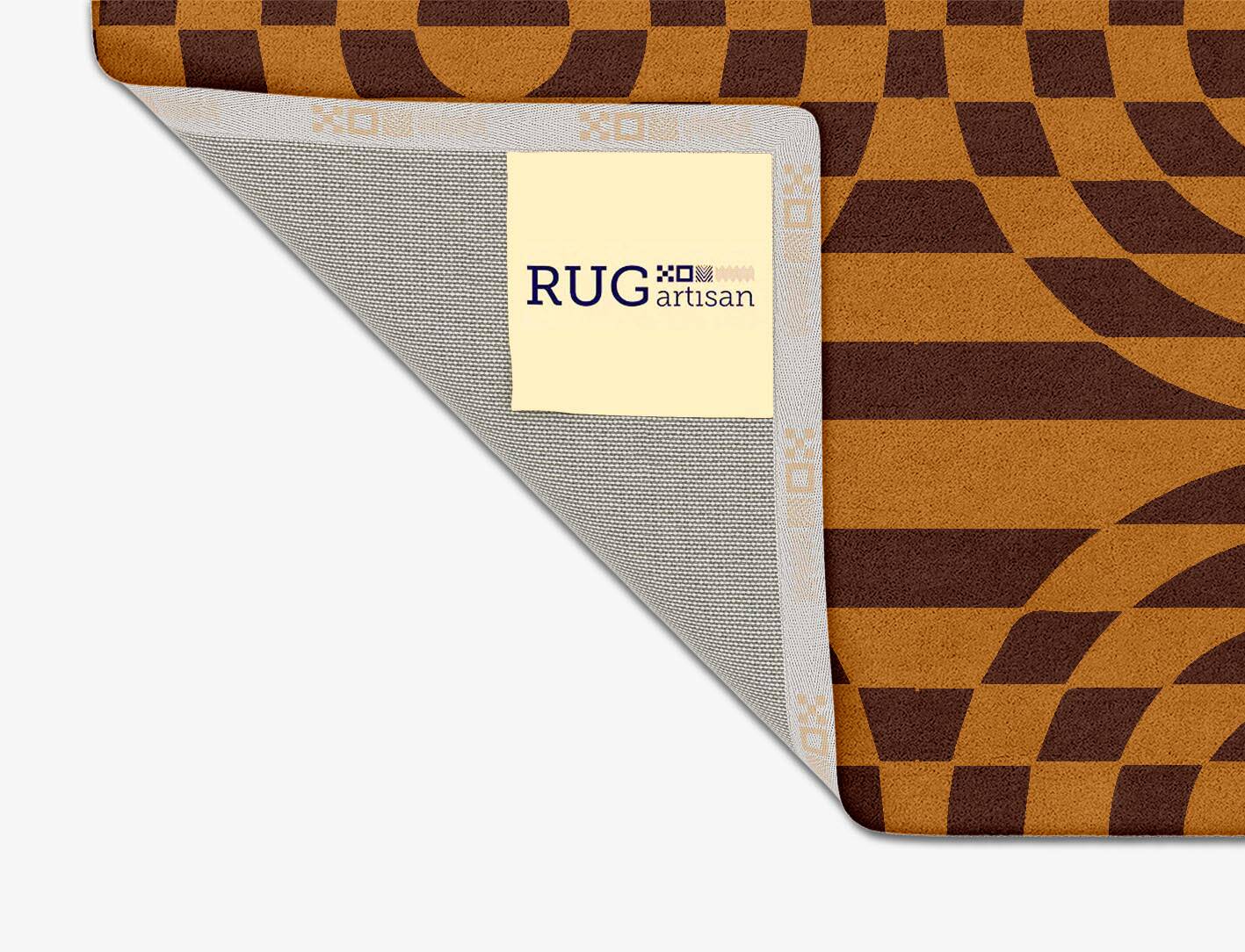 Disc Drive Modern Geometrics Square Hand Tufted Pure Wool Custom Rug by Rug Artisan