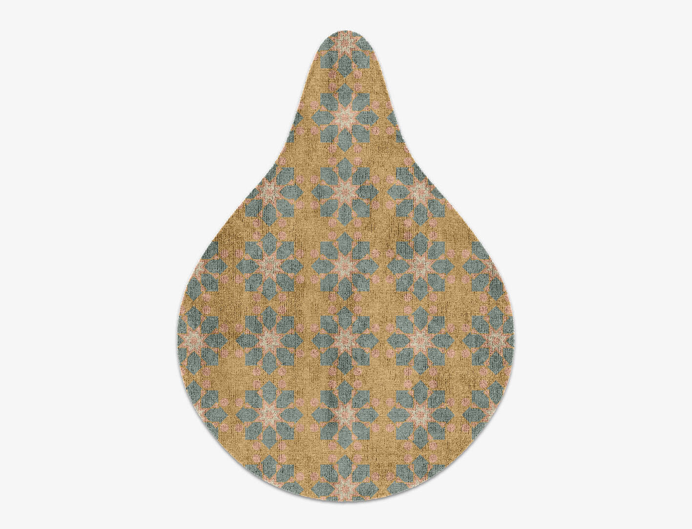 Divina Blue Royal Drop Hand Knotted Bamboo Silk Custom Rug by Rug Artisan