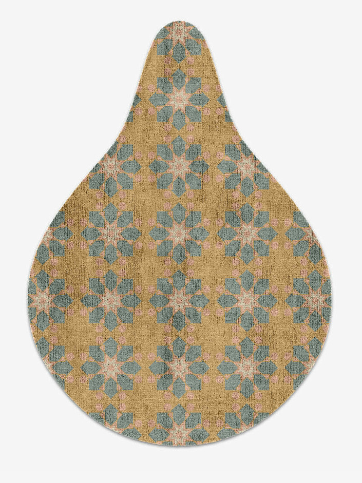 Divina Blue Royal Drop Hand Knotted Bamboo Silk Custom Rug by Rug Artisan