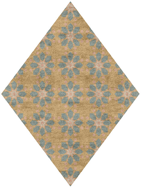 Divina Blue Royal Diamond Hand Tufted Bamboo Silk Custom Rug by Rug Artisan