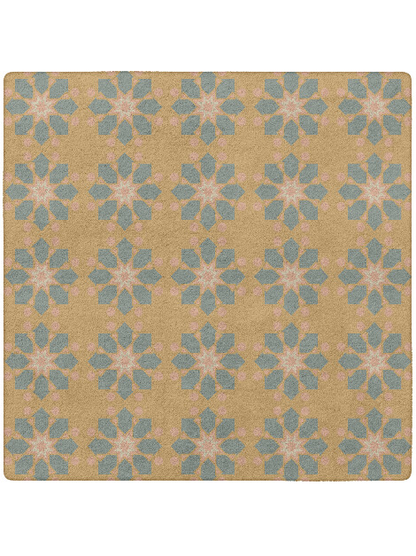 Divina Blue Royal Square Hand Tufted Pure Wool Custom Rug by Rug Artisan