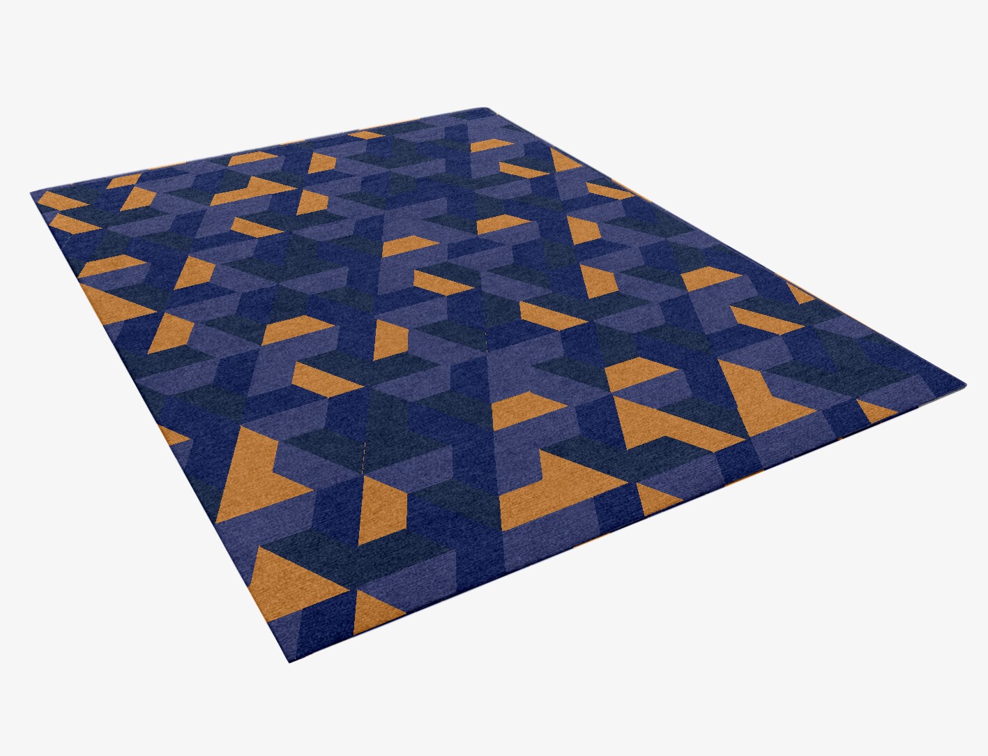 Divisions Geometric Rectangle Hand Knotted Tibetan Wool Custom Rug by Rug Artisan