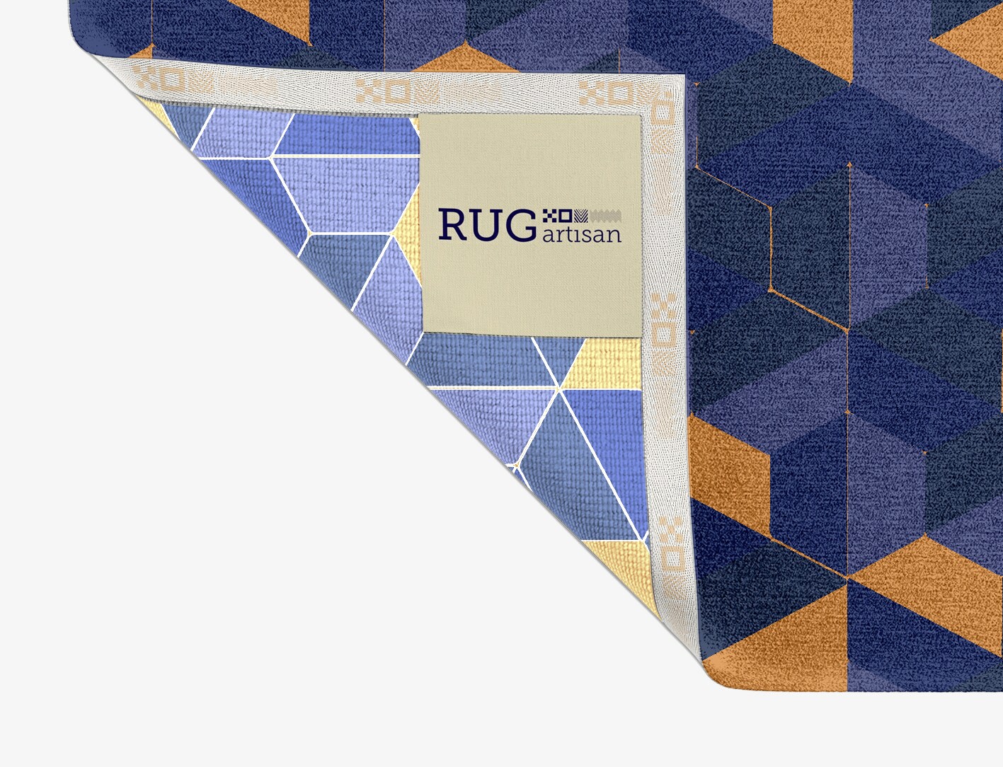 Divisions Geometric Rectangle Hand Knotted Tibetan Wool Custom Rug by Rug Artisan