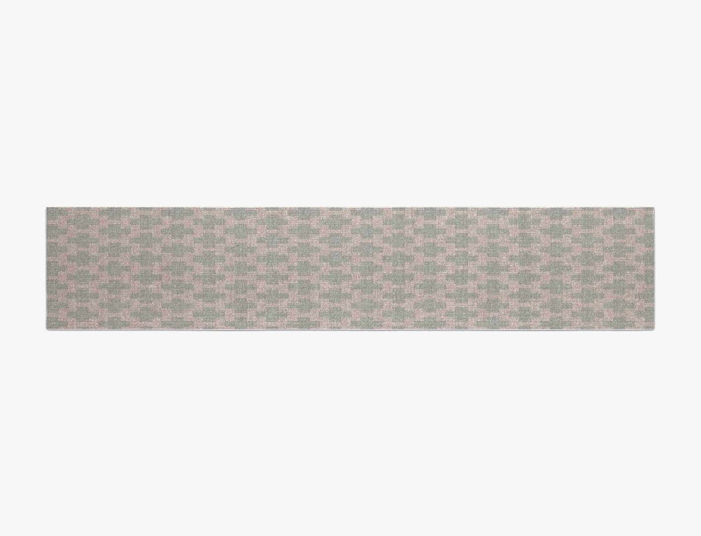 Dotly Geometric Runner Flatweave New Zealand Wool Custom Rug by Rug Artisan