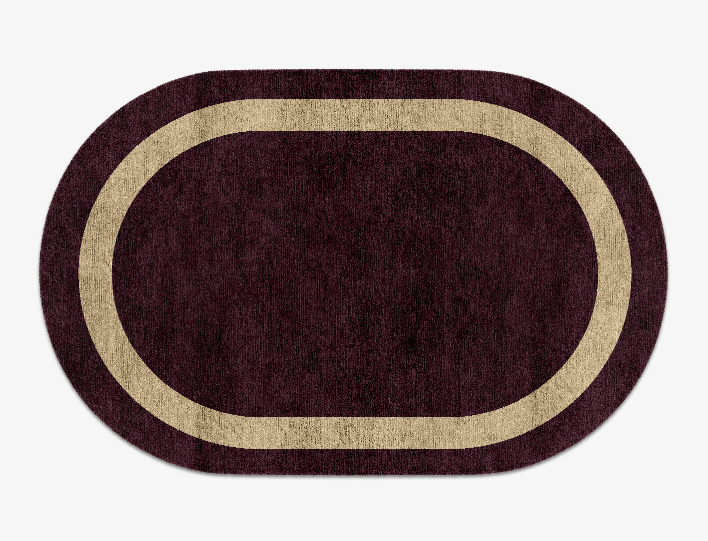 Double Border Geometric Capsule Hand Knotted Bamboo Silk Custom Rug by Rug Artisan