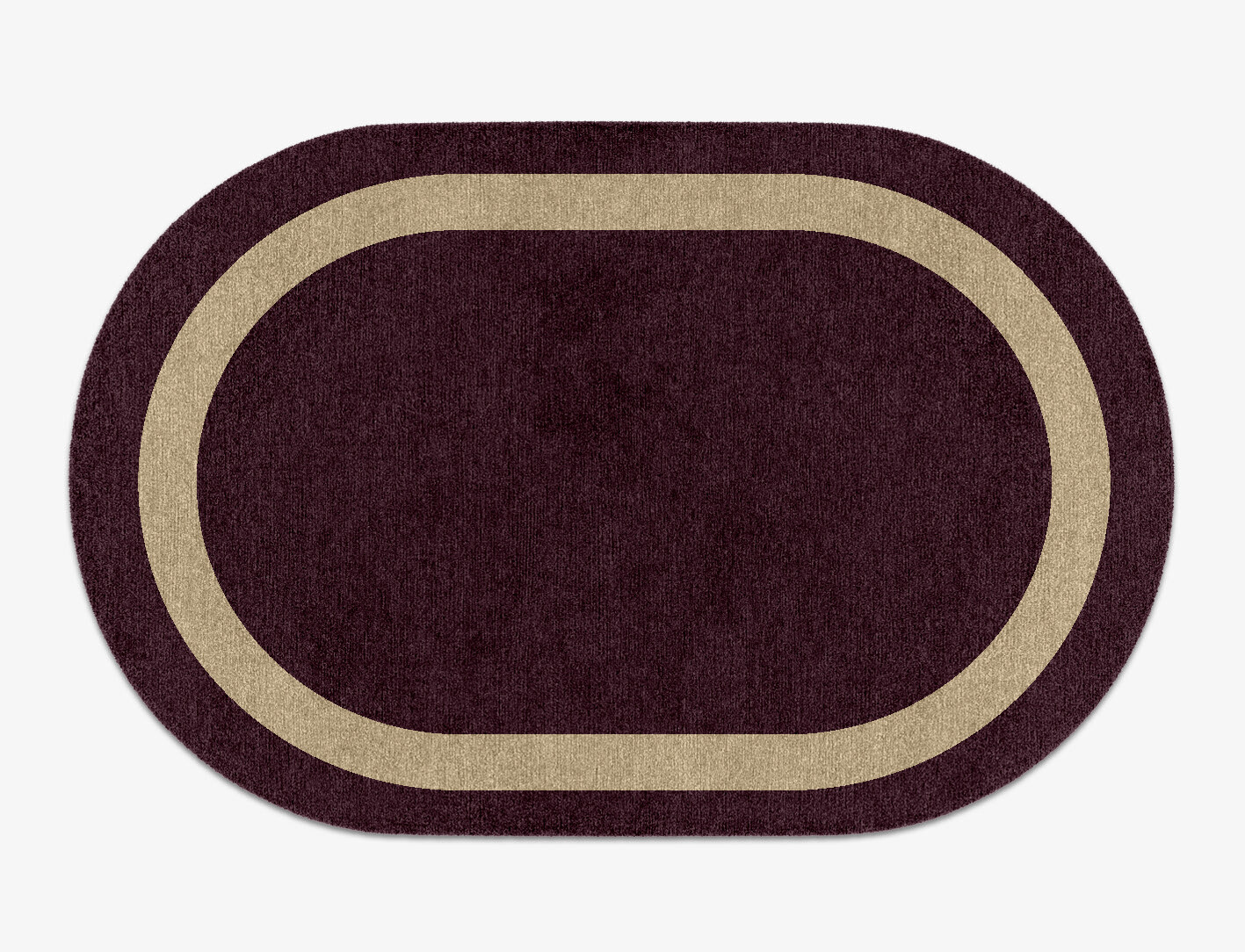 Double Border Geometric Capsule Hand Knotted Tibetan Wool Custom Rug by Rug Artisan