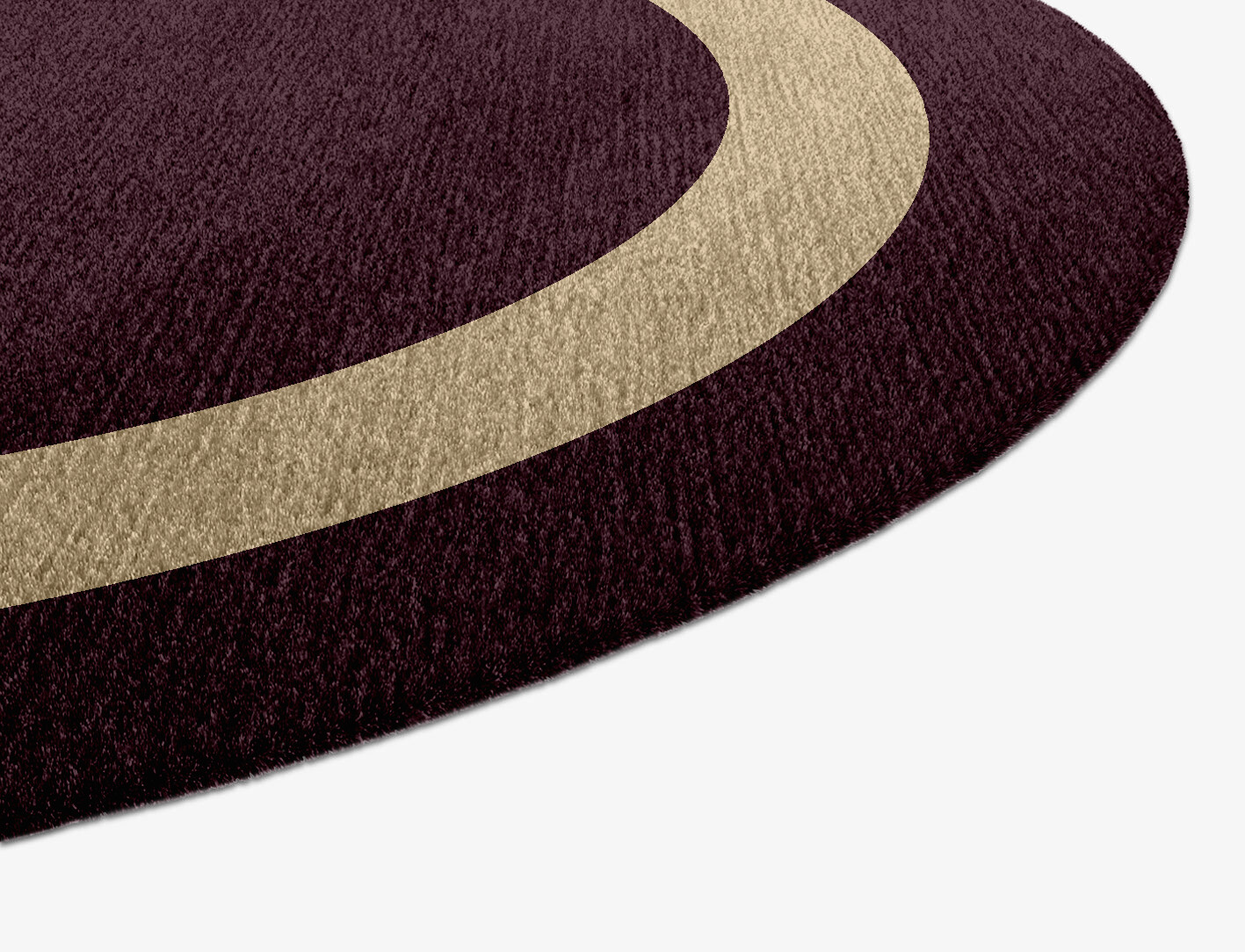 Double Border Geometric Capsule Hand Knotted Tibetan Wool Custom Rug by Rug Artisan
