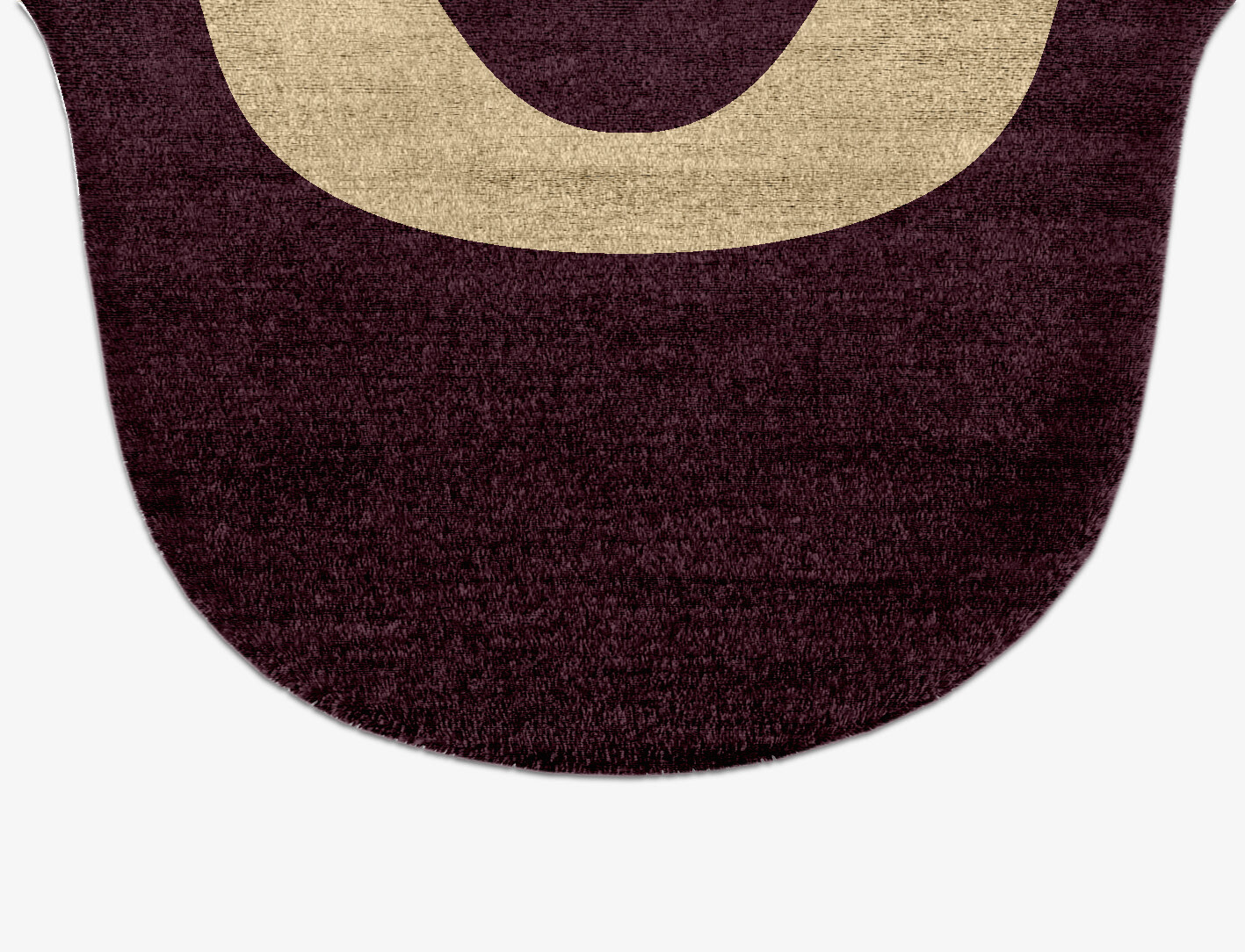 Double Border Geometric Drop Hand Knotted Bamboo Silk Custom Rug by Rug Artisan